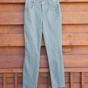 Gloria Vanderbilt Amanda Light Olive Jeans